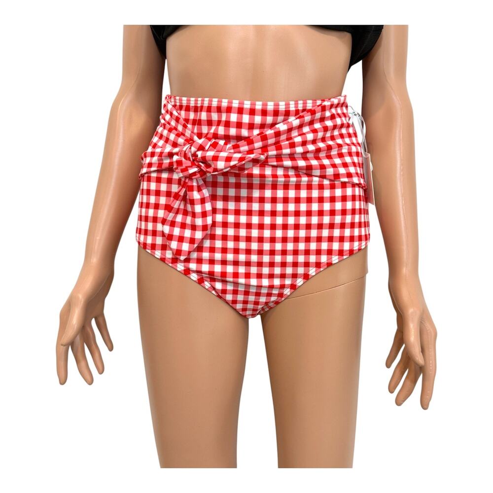 new DM Fashion large front tie high waist retro bikini SW2 3451